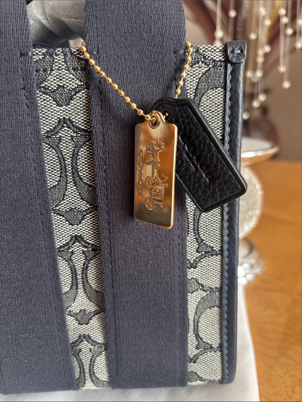 NWT Coach Smith Mini Tote Jacquard Monogram with hang tags $250 - Picture 5 of 5